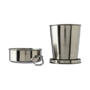 Stainless steel foldable cup Annette - Reklamnepredmety