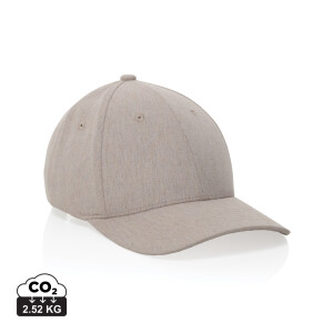 Milo AWARE™ recycled heather 6 panel cap - Reklamnepredmety