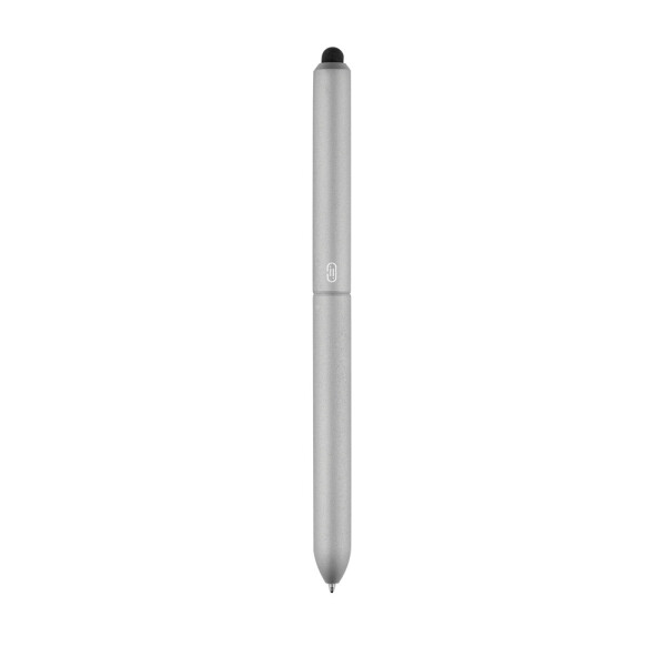 Ball pen with touch tip in aluminium 11152