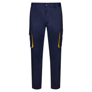 VL HYPNOS. Two-tone multi-pocket twill trousers (200 g/m²) - Reklamnepredmety