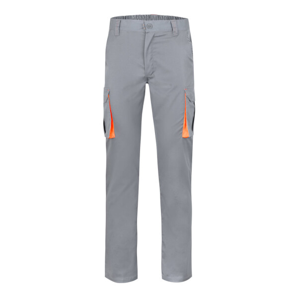 VL HYPNOS. Two-tone multi-pocket twill trousers (200 g/m²)