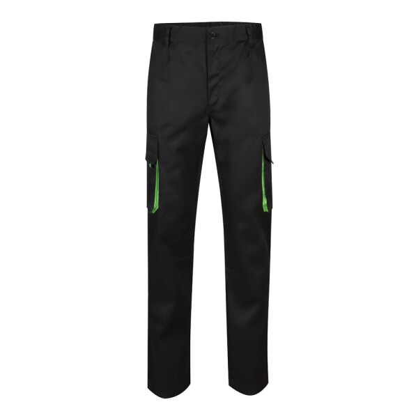 VL HYPNOS. Two-tone multi-pocket twill trousers (200 g/m²)