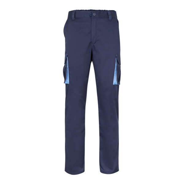 VL HYPNOS. Two-tone multi-pocket twill trousers (200 g/m²)