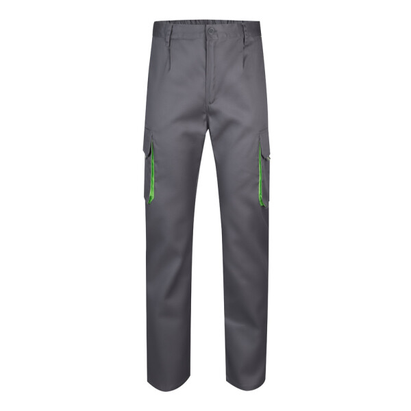 VL HYPNOS. Two-tone multi-pocket twill trousers (200 g/m²)