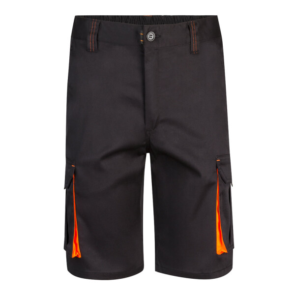 VL HEMERA. Two-tone, multi-pocket stretch Bermuda shorts (240g/m²)