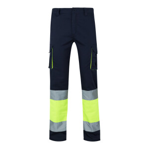 VL ZEUS LARGE. Two-tone, multi-pocket stretch trousers (240g/m²) - Reklamnepredmety