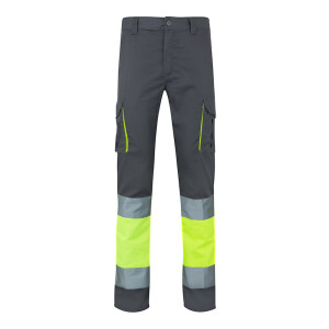 VL ZEUS LARGE. Two-tone, multi-pocket stretch trousers (240g/m²) - Reklamnepredmety