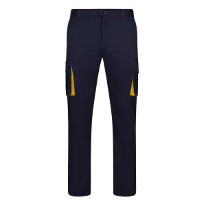 VL FIDES. Two-tone, multi-pocket stretch trousers (240g/m²) - Reklamnepredmety