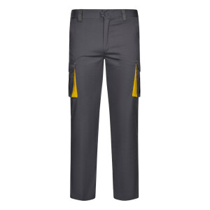 VL FIDES. Two-tone, multi-pocket stretch trousers (240g/m²) - Reklamnepredmety