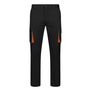 VL FIDES. Two-tone, multi-pocket stretch trousers (240g/m²) - Reklamnepredmety