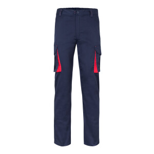 VL FIDES. Two-tone, multi-pocket stretch trousers (240g/m²) - Reklamnepredmety
