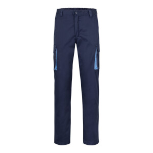 VL FIDES. Two-tone, multi-pocket stretch trousers (240g/m²) - Reklamnepredmety