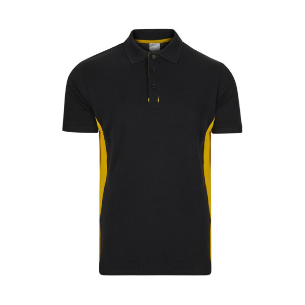 VL SUPAY. Two-tone piqué polo shirt (180g/m²), short sleeve