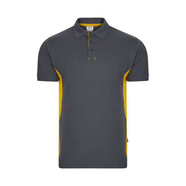 VL SUPAY. Two-tone piqué polo shirt (180g/m²), short sleeve
