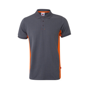 VL SUPAY. Two-tone piqué polo shirt (180g/m²), short sleeve - Reklamnepredmety