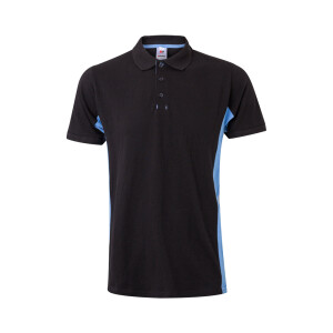 VL SUPAY. Two-tone piqué polo shirt (180g/m²), short sleeve - Reklamnepredmety