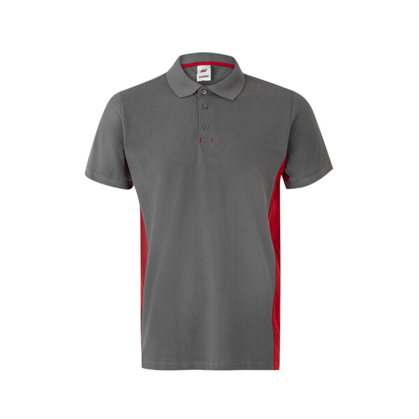 VL SUPAY. Two-tone piqué polo shirt (180g/m²), short sleeve