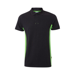 VL SUPAY. Two-tone piqué polo shirt (180g/m²), short sleeve - Reklamnepredmety