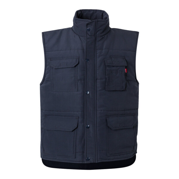 VL MEFITIS. Multi-pocket padded vest (220g/m²)