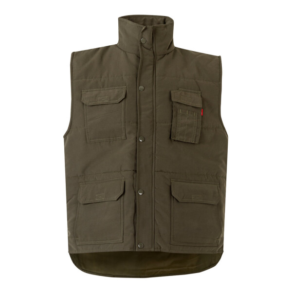 VL MEFITIS. Multi-pocket padded vest (220g/m²)