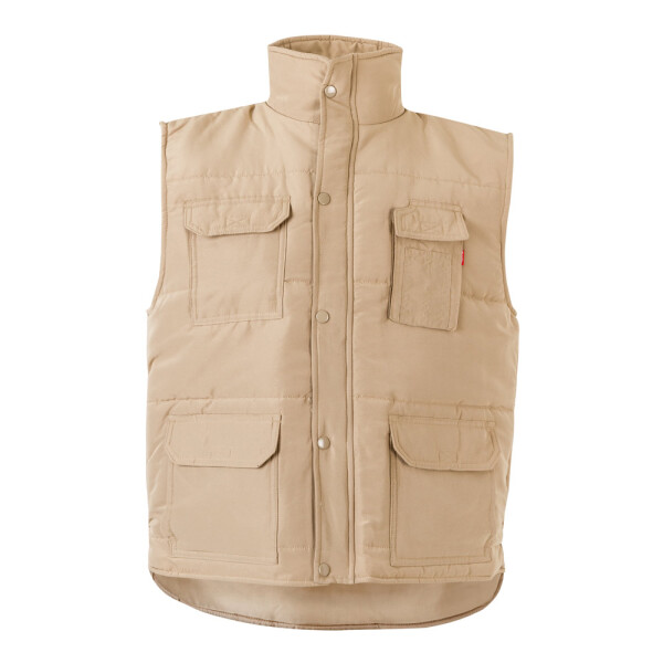 VL MEFITIS. Multi-pocket padded vest (220g/m²)