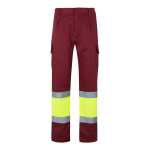VL ATHENA. Two-tone twill trousers (210g/m²), lined, multi-pocket - Reklamnepredmety