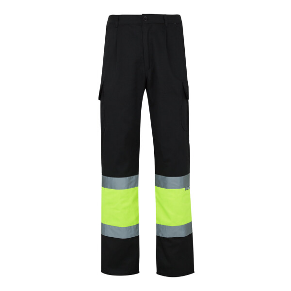 VL POSEIDON. Two-tone multi-pocket twill trousers (210g/m²)