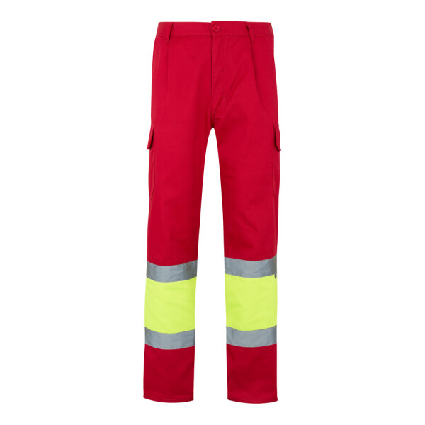 VL POSEIDON. Two-tone multi-pocket twill trousers (210g/m²)