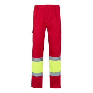 VL POSEIDON. Two-tone multi-pocket twill trousers (210g/m²) - Reklamnepredmety