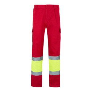 VL POSEIDON LARGE. Two-tone multi-pocket twill trousers (210g/m²) - Reklamnepredmety