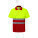 VL CUPID. Two-tone bird-eye polo shirt (160g/m²) with short sleeves, in polyester (100%) - 36063-205 - variant 