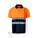 VL CUPID. Two-tone bird-eye polo shirt (160g/m²) with short sleeves, in polyester (100%) - 36063-214 - variant 