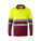 VL VULCAN. Two-tone bird-eye polo shirt (160g/m²) with long sleeves, in polyester (100%) - 36067-225 - variant 
