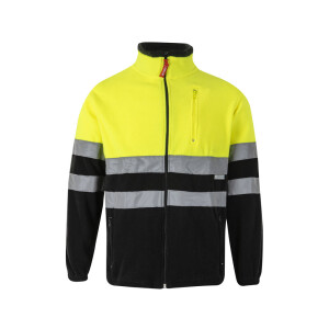 VL EROS. Two-tone fleece jacket (280g/m²), in polyester (100%) - Reklamnepredmety