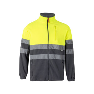 VL EROS. Two-tone fleece jacket (280g/m²), in polyester (100%) - Reklamnepredmety
