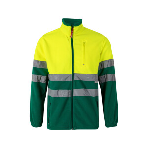 VL EROS. Two-tone fleece jacket (280g/m²), in polyester (100%) - Reklamnepredmety