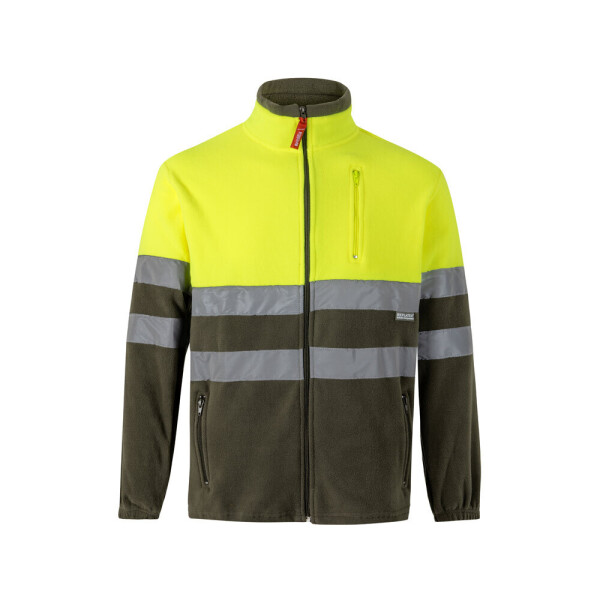 VL EROS. Two-tone fleece jacket (280g/m²), in polyester (100%)