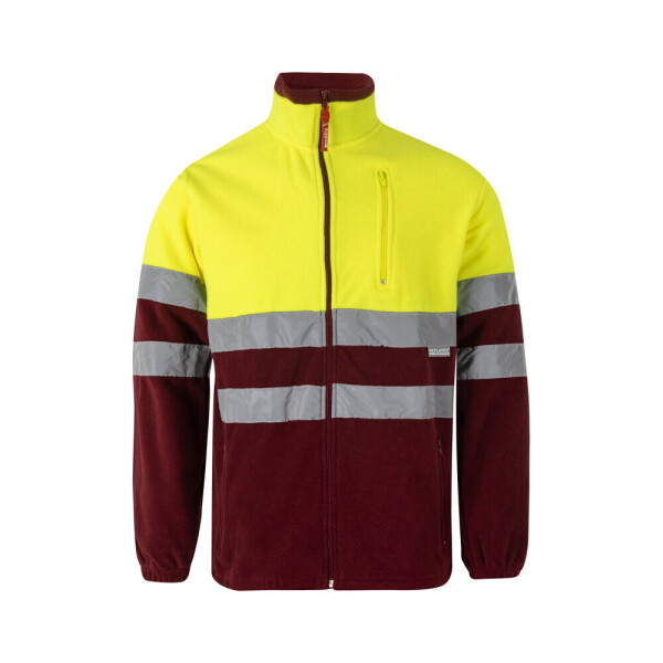 VL EROS. Two-tone fleece jacket (280g/m²), in polyester (100%)
