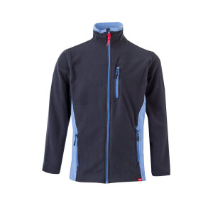 VL GERAS. Two-tone fleece jacket (220g/m²) in polyester (100%) - Reklamnepredmety