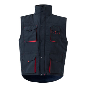 VL NERGAL. Padded vest, two-tone, multi-pocket (120g/m²), in polyester (100%) - Reklamnepredmety