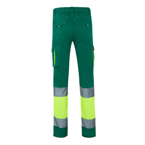 VL ZEUS. Two-tone, multi-pocket stretch trousers (240g/m²), in cotton (46%), EME (38%) and polyester (16%) - Reklamnepredmety