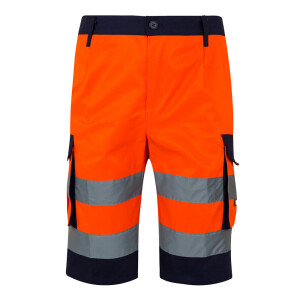 VL HADES. Two-tone multi-pocket Bermuda shorts (210g/m²), in cotton (20%) and polyester (80%) - Reklamnepredmety