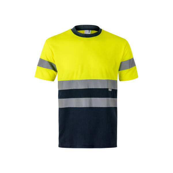VL BRAHMA. Two-tone bird-eye technical T-shirt (140g/m²), in polyester (100%)