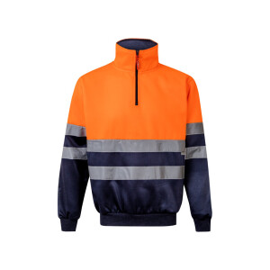 VL THOR. Two-tone sweatshirt (300g/m²) in polyester fleece (100%) - Reklamnepredmety