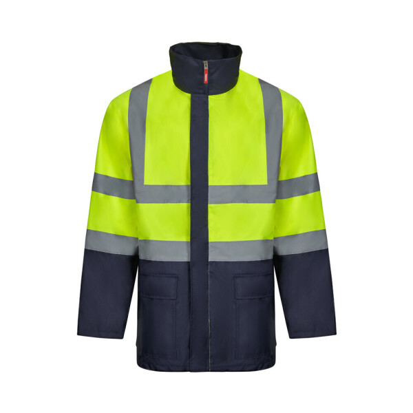 VL JUNO. Two-tone 4-in-1 parka (180g/m²), in polyester (100%) with PU coating