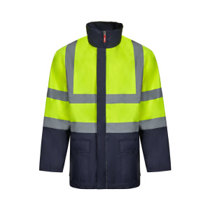 VL JUNO. Two-tone 4-in-1 parka (180g/m²), in polyester (100%) with PU coating - Reklamnepredmety