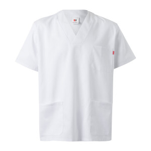 VL TLALOC. Twill tunic (190g/m²) with short sleeves, in polyester (65%) and cotton (35%) - Reklamnepredmety