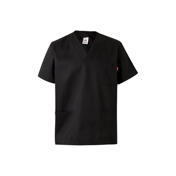 VL ILLAPA. Twill tunic (190g/m²) with short sleeves, in polyester (65%) and cotton (35%)