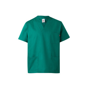 VL ILLAPA. Twill tunic (190g/m²) with short sleeves, in polyester (65%) and cotton (35%) - Reklamnepredmety
