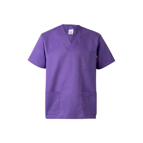 VL ILLAPA. Twill tunic (190g/m²) with short sleeves, in polyester (65%) and cotton (35%)